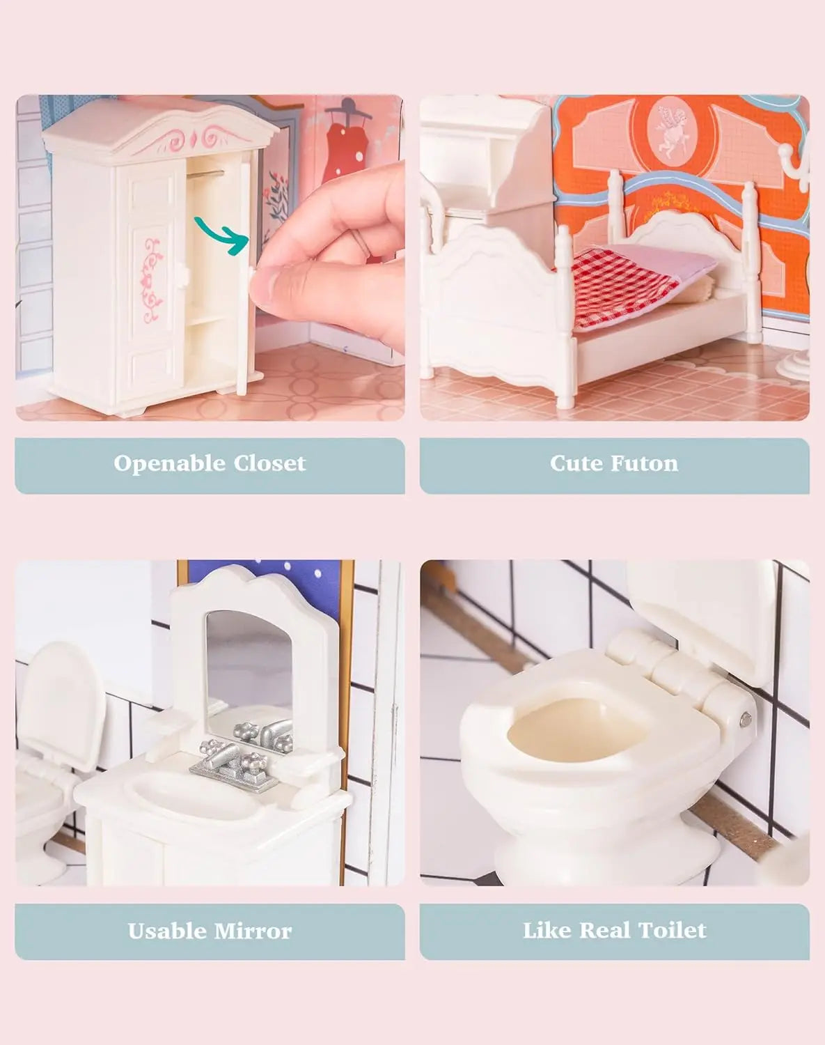 Barbie Haus aus Holz 3+ Jahre