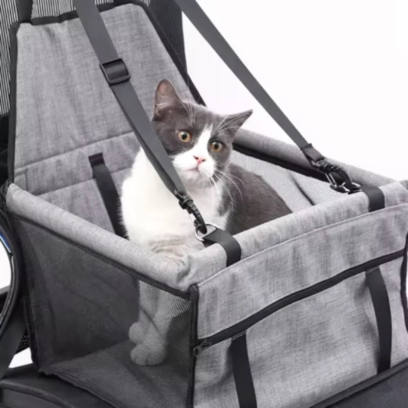Autositz für Hunde & Katzen aus Polyester 40x34x25 cm