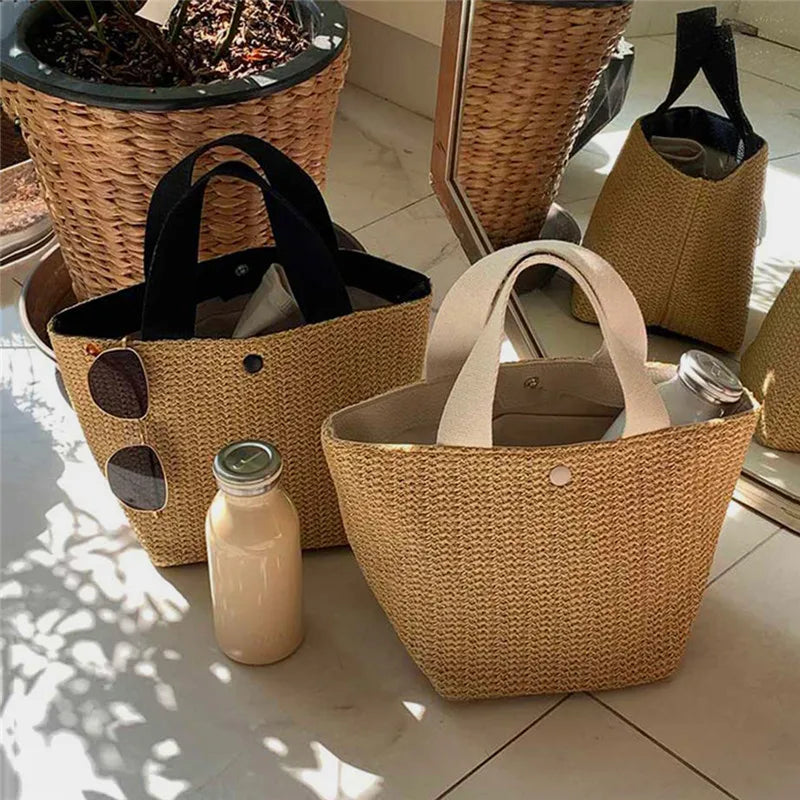 Bohemian Damen Taschen Rattan