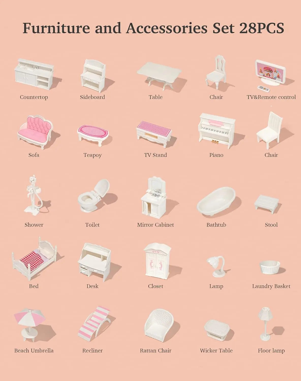 Barbie Haus aus Holz 3+ Jahre