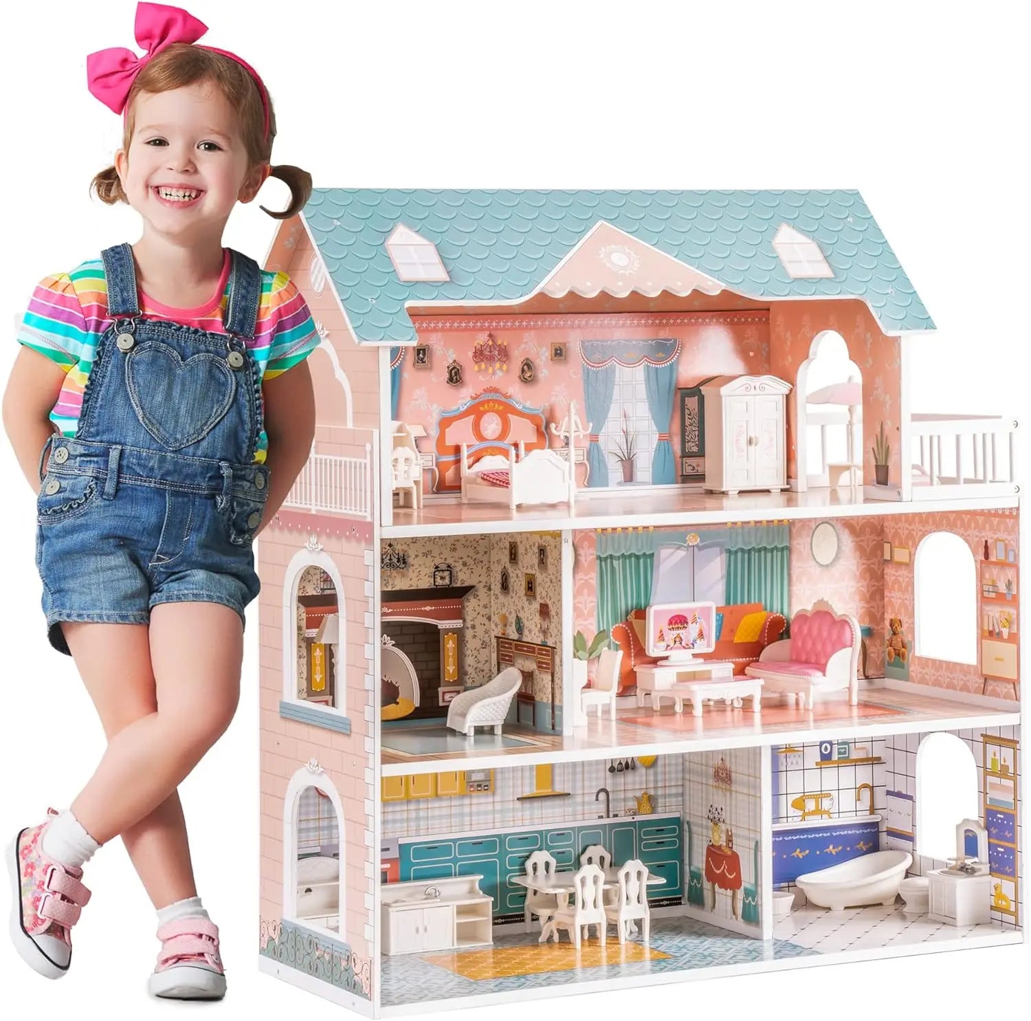 Barbie Haus aus Holz 3+ Jahre