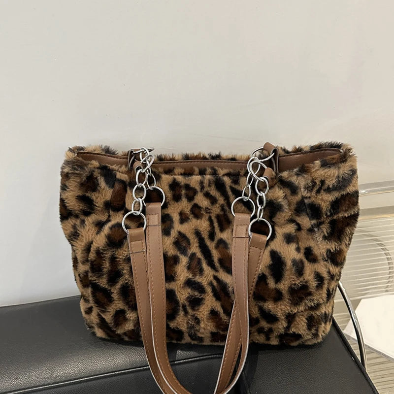 Damen Tasche Kunstfell