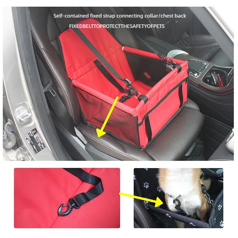 Autositz für Hunde & Katzen aus Polyester 40x34x25 cm